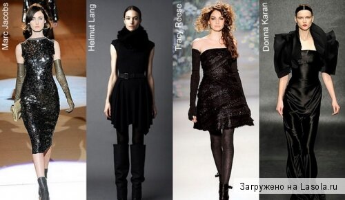 модные  платья осень-зима 2011
