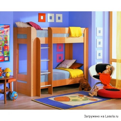как обустроить детскую комнату для двоих детей?